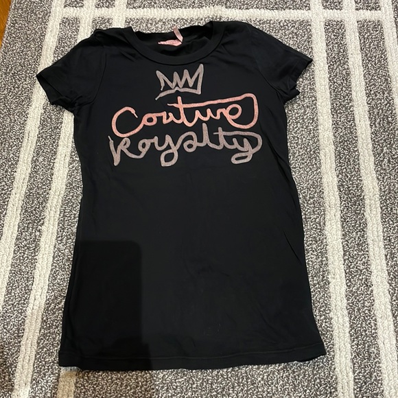 Y2K Juicy Couture velvet logo tshirt